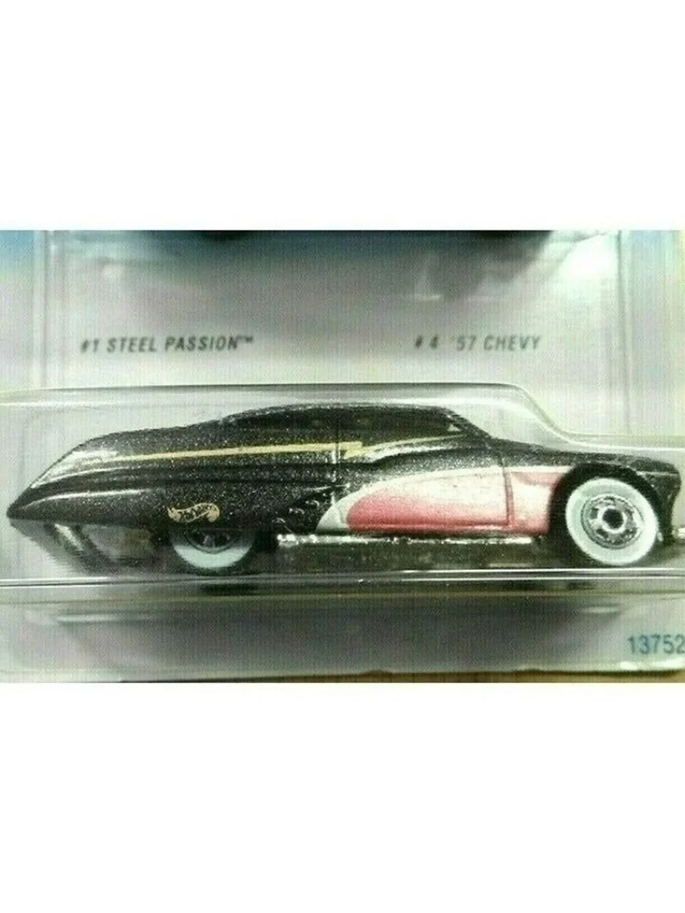Vintage Hot Wheels Die Cast 1994 Steel Stamp Series 1 STEEL PASSION /4 '57 CHEVY